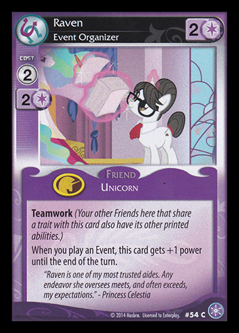 Raven, Event Organizer